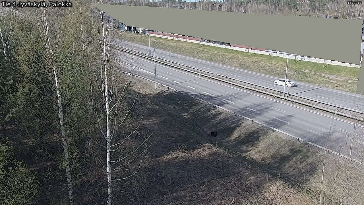 Weather Camera Image Väg 4 Jyväskylä, Palokka, Jyväskylä, Keski-Suomi