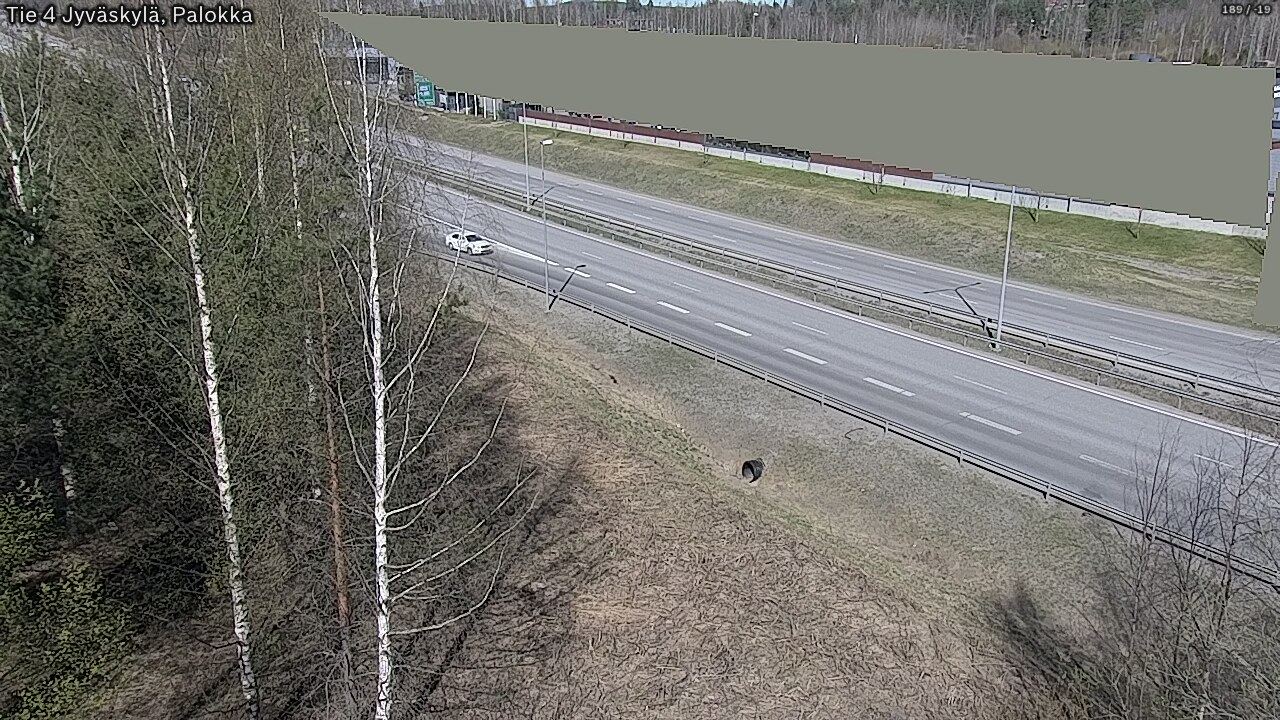 Weather Camera Image Väg 4 Jyväskylä, Palokka, Jyväskylä, Keski-Suomi