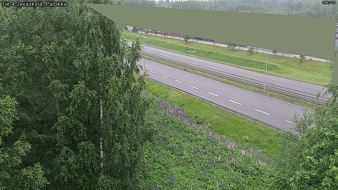 Weather Camera Image Road 4 Jyväskylä, Palokka, Jyväskylä, Keski-Suomi