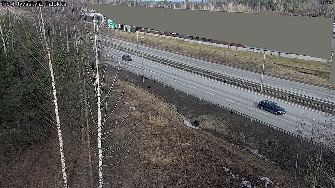 Weather Camera Image Väg 4 Jyväskylä, Palokka, Jyväskylä, Keski-Suomi