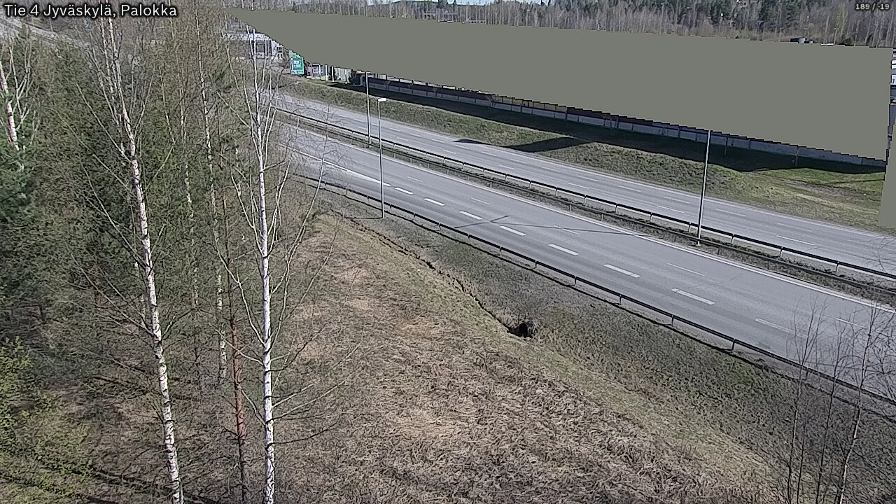 Weather Camera Image Väg 4 Jyväskylä, Palokka, Jyväskylä, Keski-Suomi