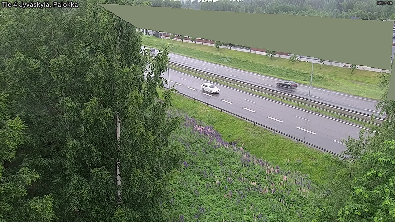 Weather Camera Image Väg 4 Jyväskylä, Palokka, Jyväskylä, Keski-Suomi