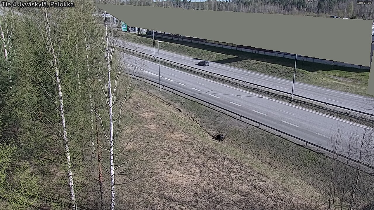 Weather Camera Image Road 4 Jyväskylä, Palokka, Jyväskylä, Keski-Suomi