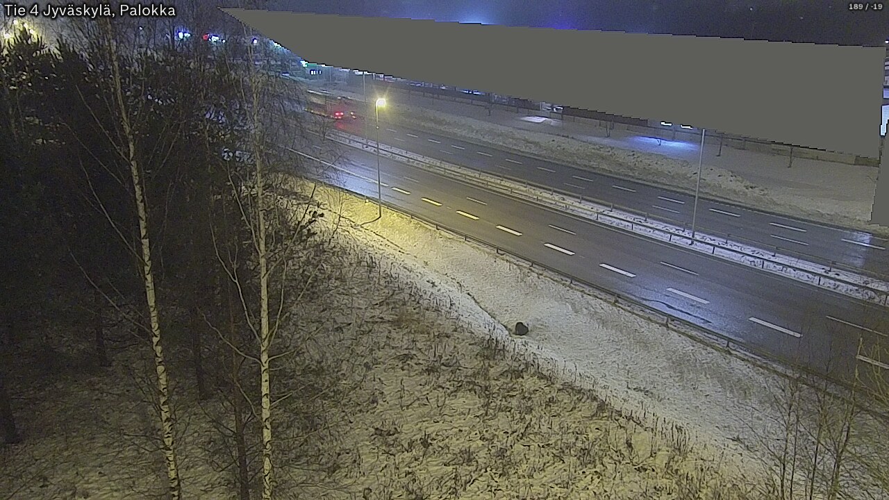 Weather Camera Image Väg 4 Jyväskylä, Palokka, Jyväskylä, Keski-Suomi