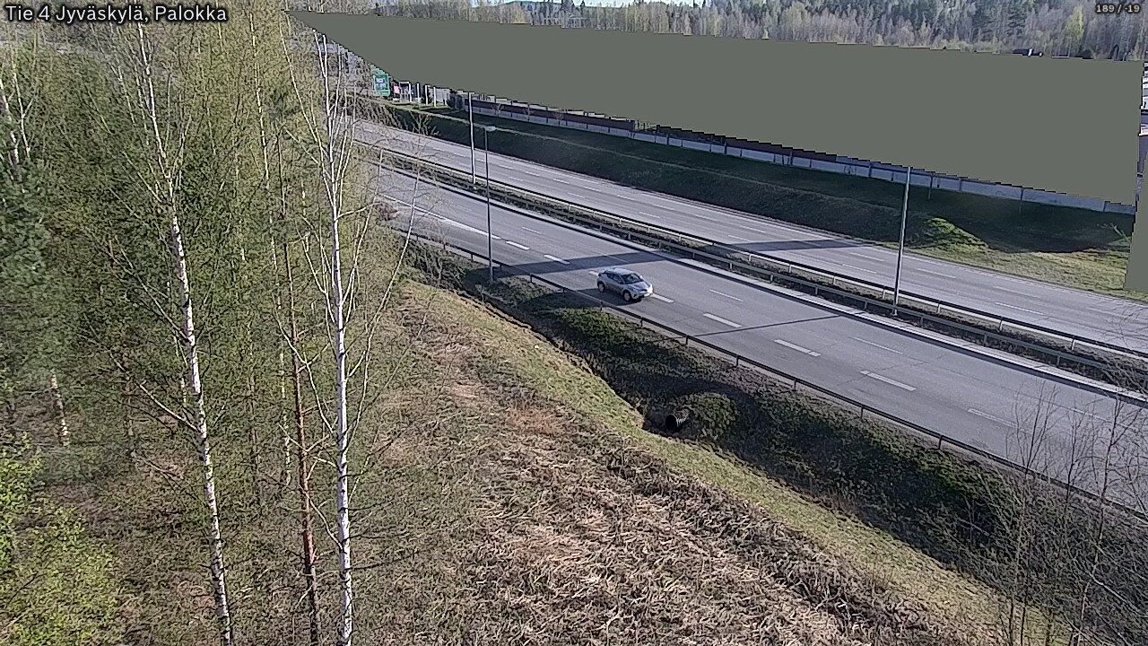 Weather Camera Image Road 4 Jyväskylä, Palokka, Jyväskylä, Keski-Suomi