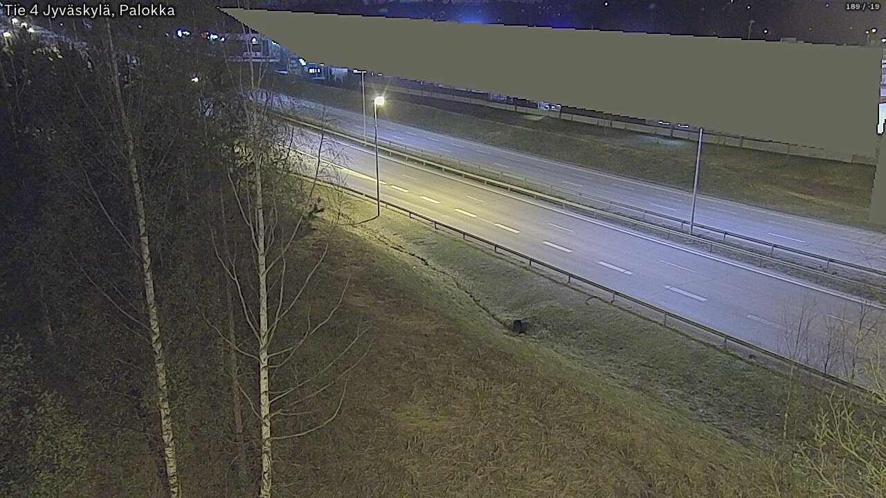 Weather Camera Image Väg 4 Jyväskylä, Palokka, Jyväskylä, Keski-Suomi