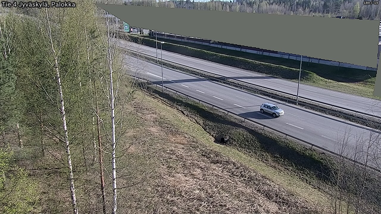 Weather Camera Image Road 4 Jyväskylä, Palokka, Jyväskylä, Keski-Suomi