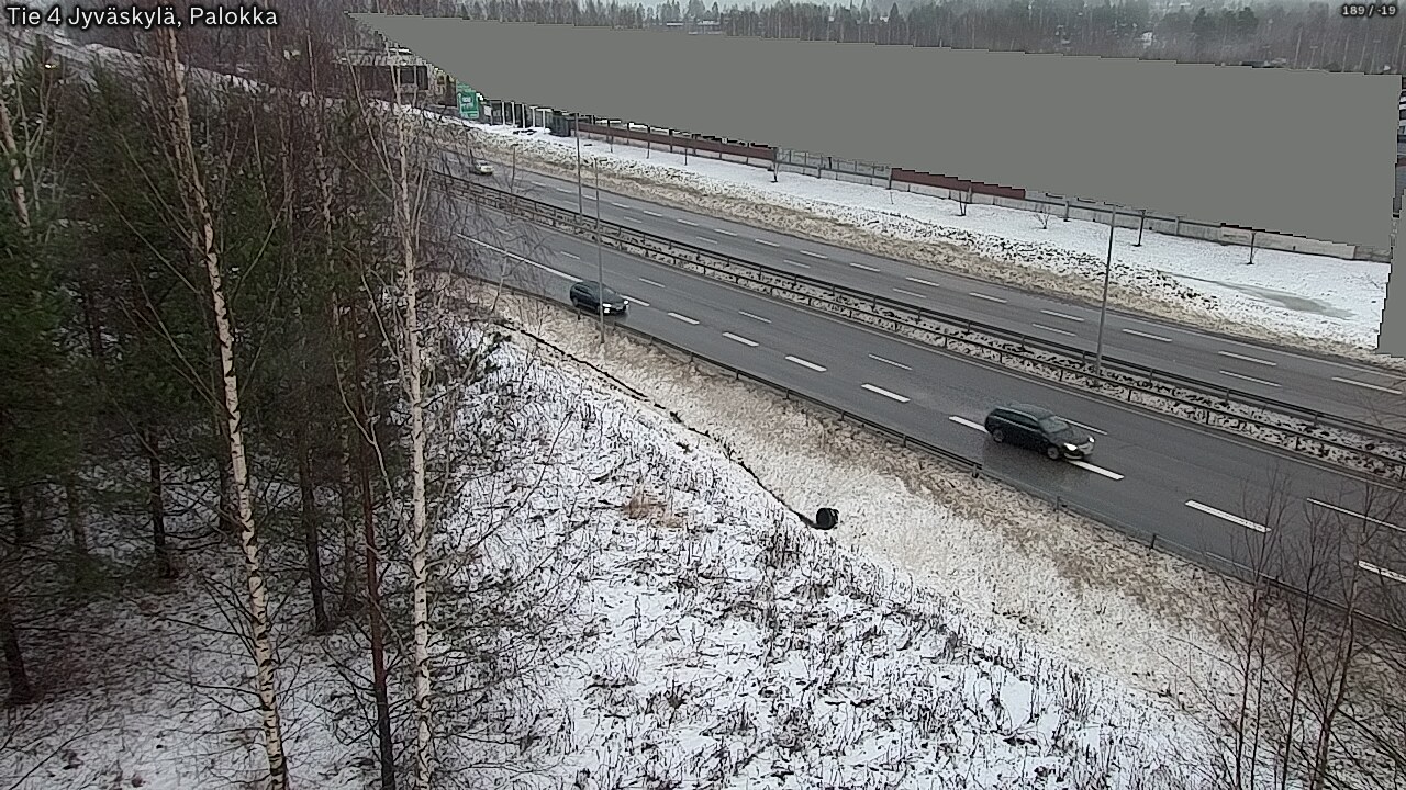 Weather Camera Image Väg 4 Jyväskylä, Palokka, Jyväskylä, Keski-Suomi