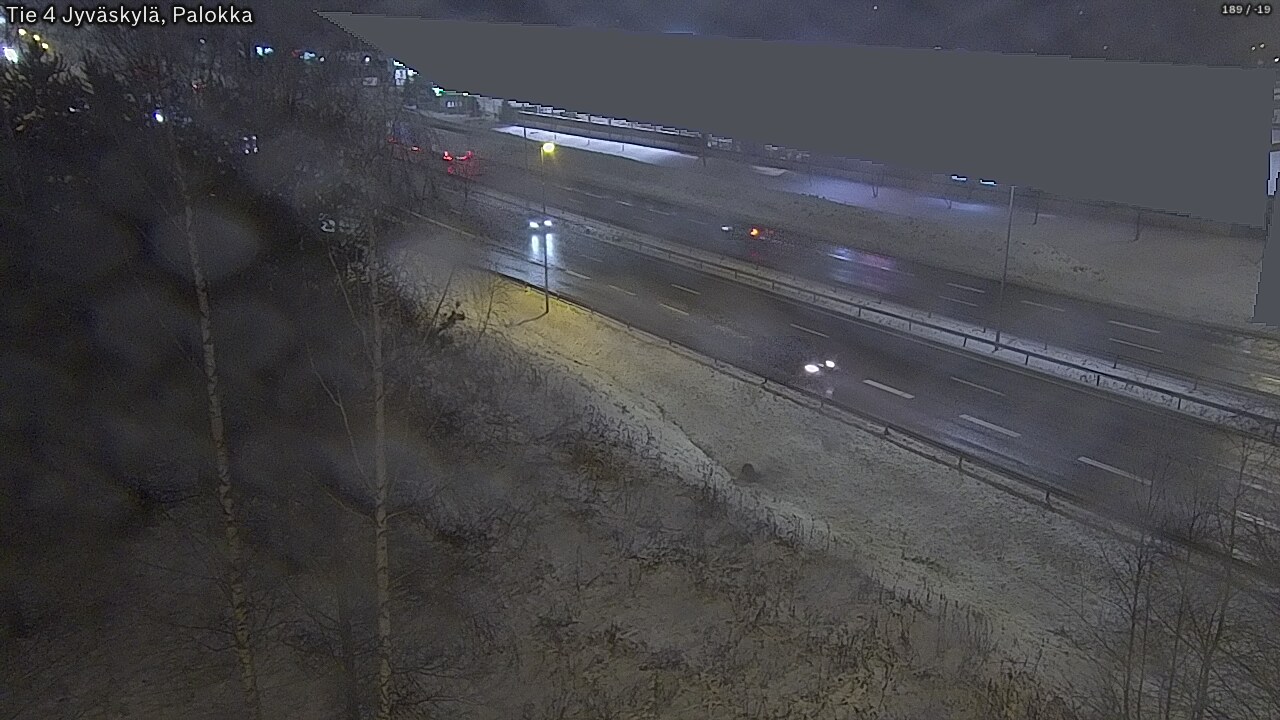 Weather Camera Image Väg 4 Jyväskylä, Palokka, Jyväskylä, Keski-Suomi