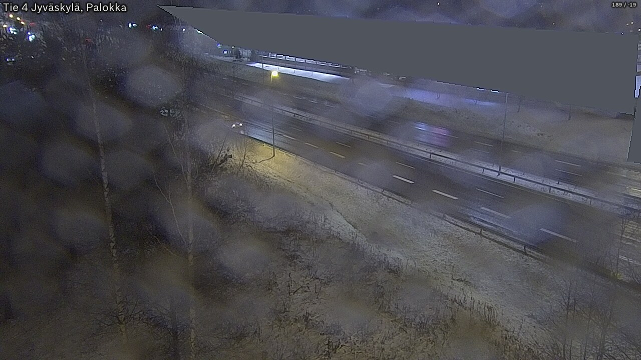 Weather Camera Image Väg 4 Jyväskylä, Palokka, Jyväskylä, Keski-Suomi