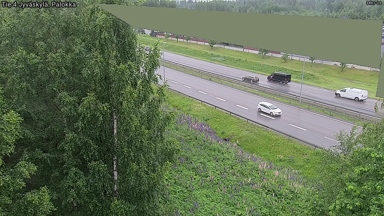 Weather Camera Image Road 4 Jyväskylä, Palokka, Jyväskylä, Keski-Suomi