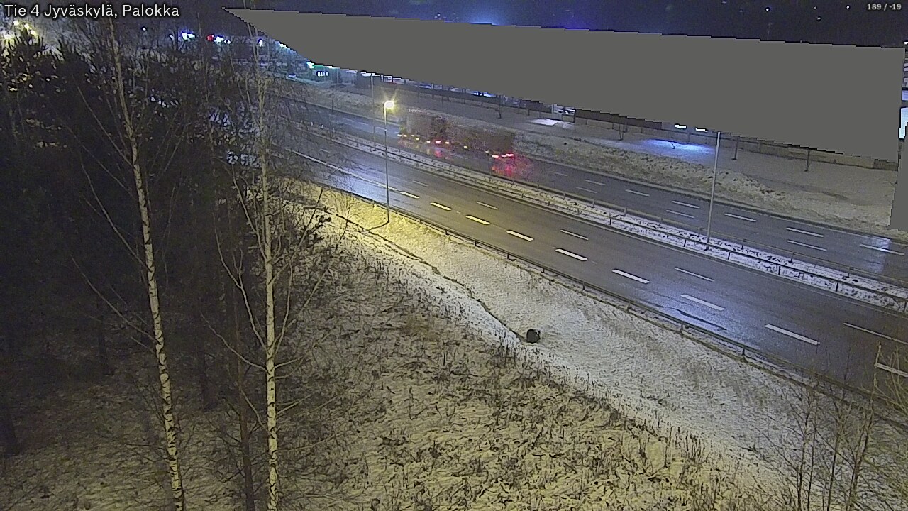 Weather Camera Image Väg 4 Jyväskylä, Palokka, Jyväskylä, Keski-Suomi