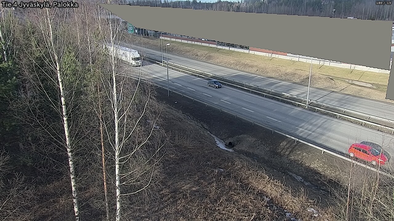 Weather Camera Image Road 4 Jyväskylä, Palokka, Jyväskylä, Keski-Suomi