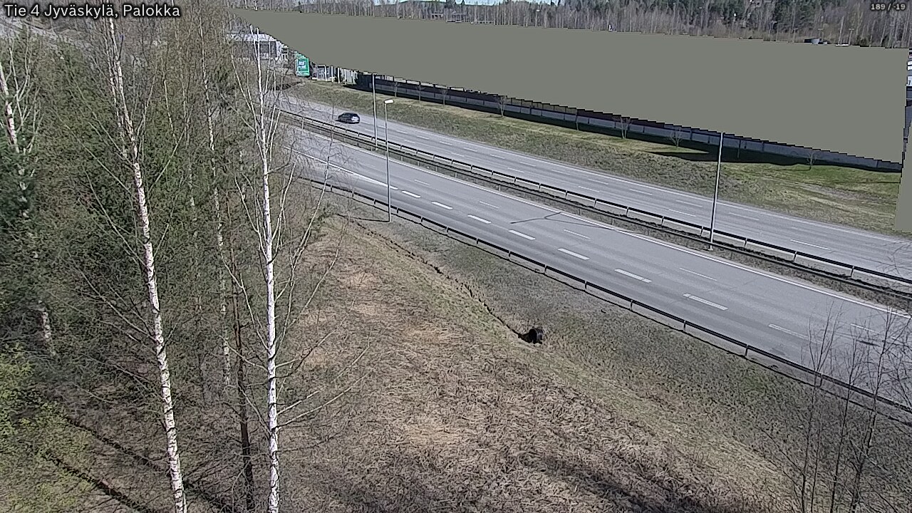 Weather Camera Image Väg 4 Jyväskylä, Palokka, Jyväskylä, Keski-Suomi