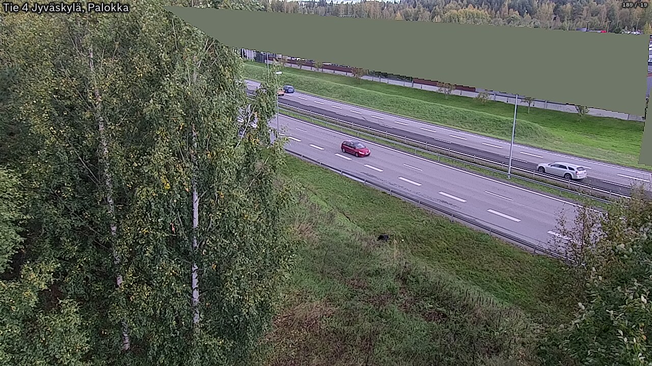 Weather Camera Image Road 4 Jyväskylä, Palokka, Jyväskylä, Keski-Suomi