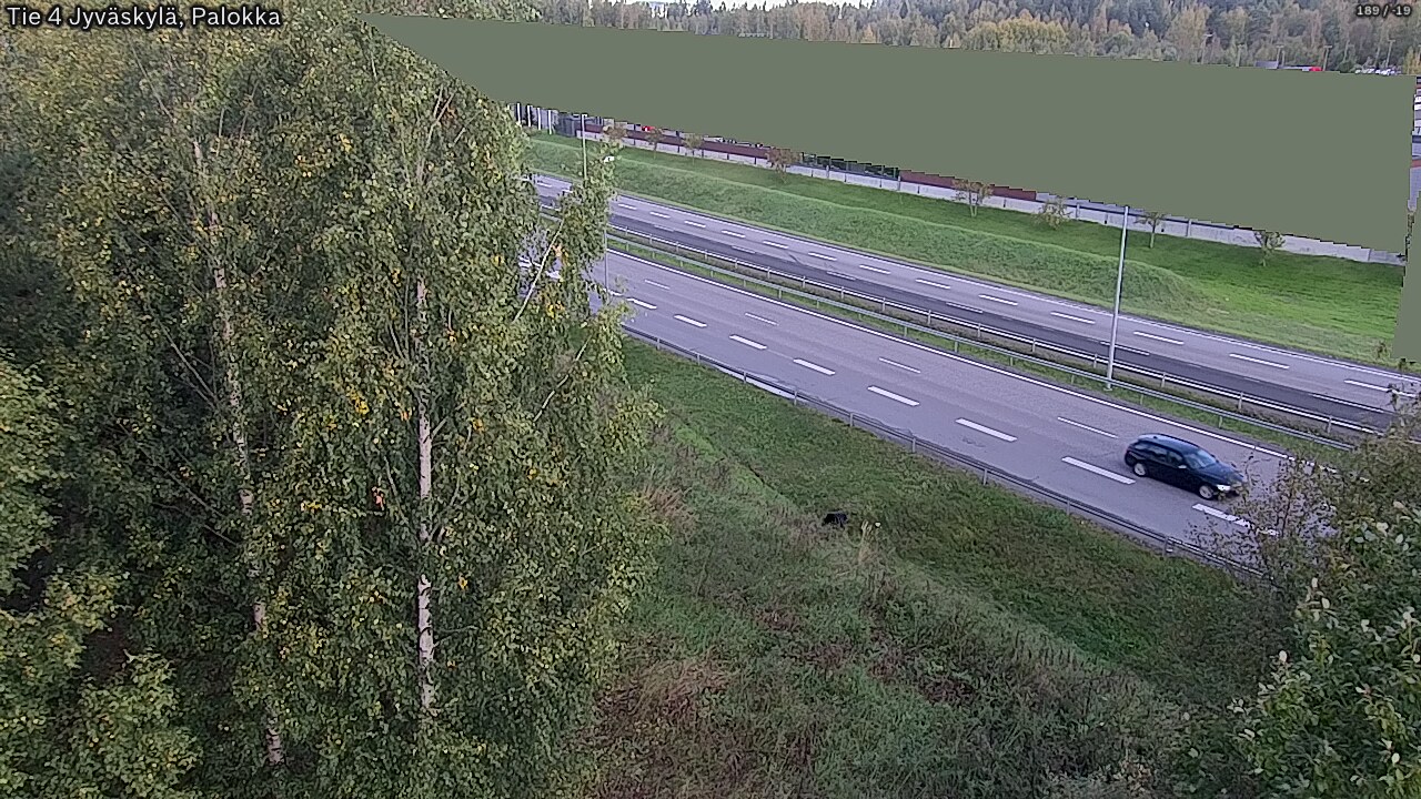 Weather Camera Image Road 4 Jyväskylä, Palokka, Jyväskylä, Keski-Suomi