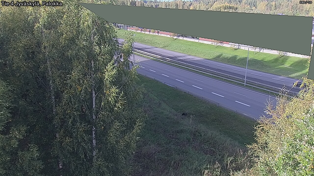 Weather Camera Image Road 4 Jyväskylä, Palokka, Jyväskylä, Keski-Suomi