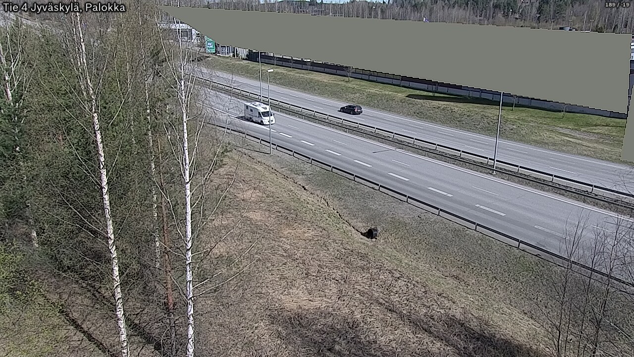 Weather Camera Image Väg 4 Jyväskylä, Palokka, Jyväskylä, Keski-Suomi