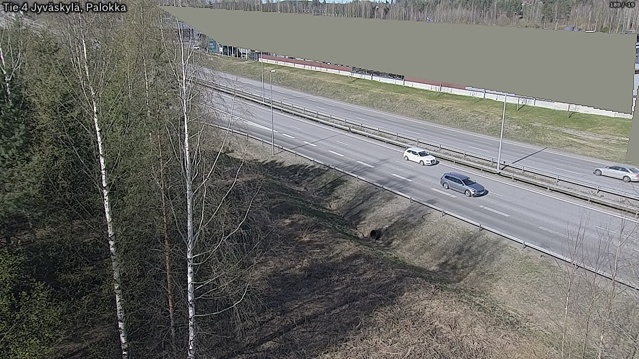 Weather Camera Image Väg 4 Jyväskylä, Palokka, Jyväskylä, Keski-Suomi