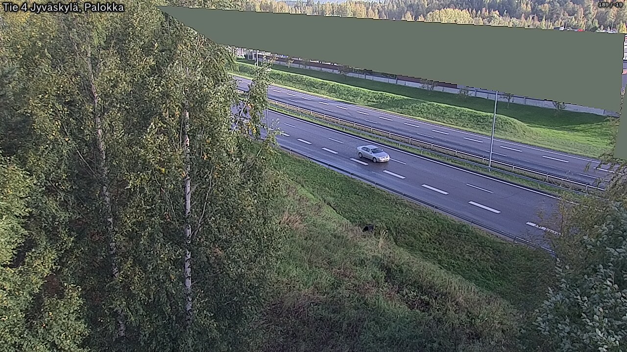 Weather Camera Image Väg 4 Jyväskylä, Palokka, Jyväskylä, Keski-Suomi