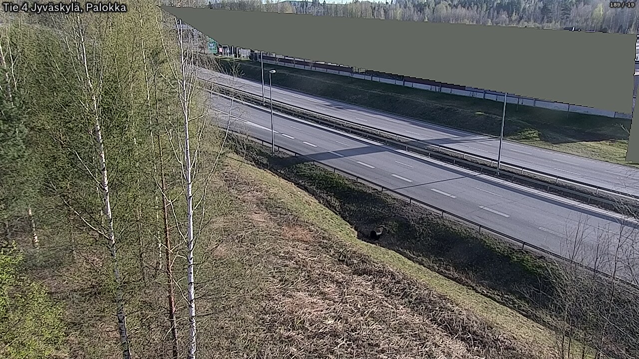 Weather Camera Image Road 4 Jyväskylä, Palokka, Jyväskylä, Keski-Suomi
