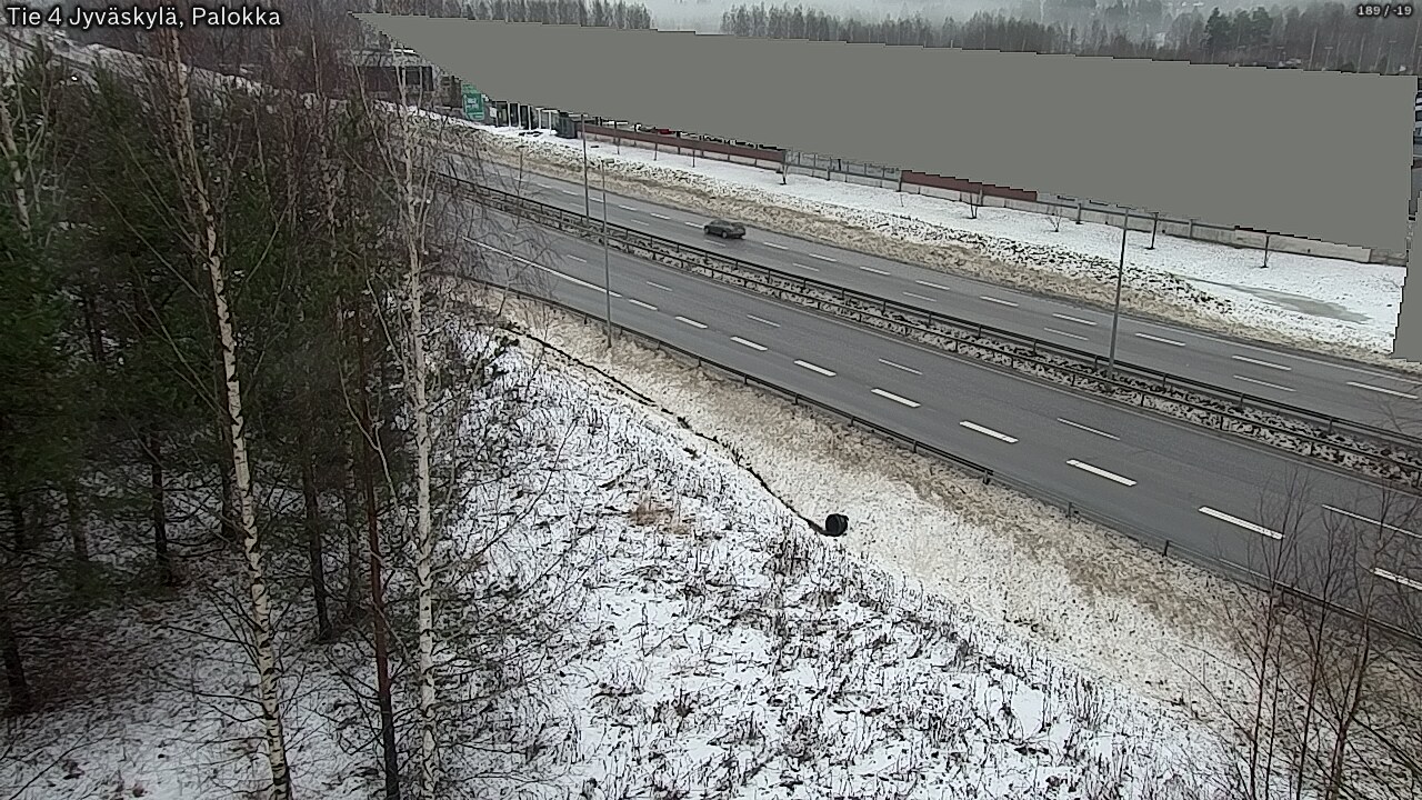 Weather Camera Image Väg 4 Jyväskylä, Palokka, Jyväskylä, Keski-Suomi