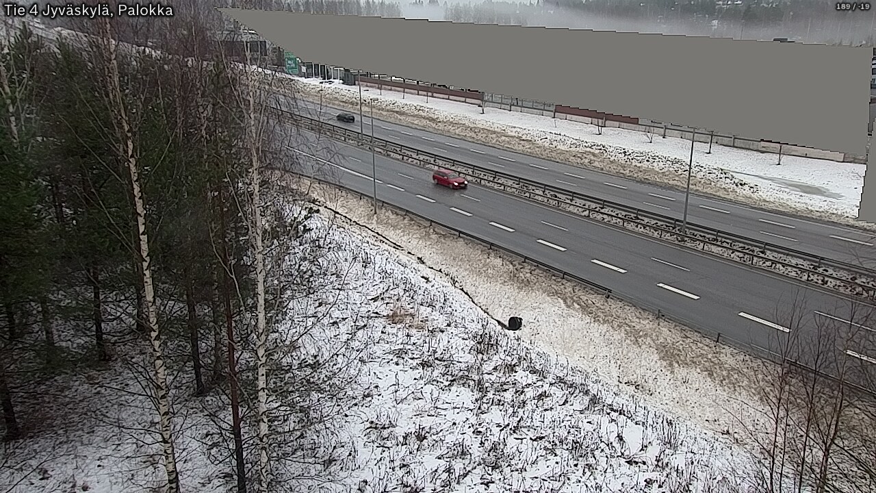 Weather Camera Image Väg 4 Jyväskylä, Palokka, Jyväskylä, Keski-Suomi