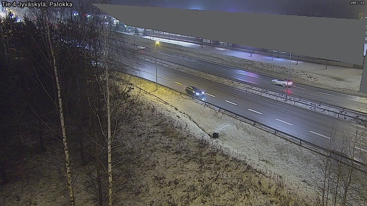 Weather Camera Image Väg 4 Jyväskylä, Palokka, Jyväskylä, Keski-Suomi