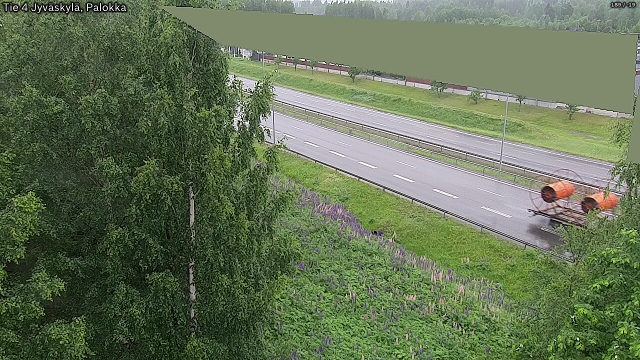 Weather Camera Image Väg 4 Jyväskylä, Palokka, Jyväskylä, Keski-Suomi