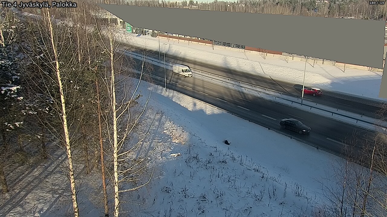 Weather Camera Image Väg 4 Jyväskylä, Palokka, Jyväskylä, Keski-Suomi