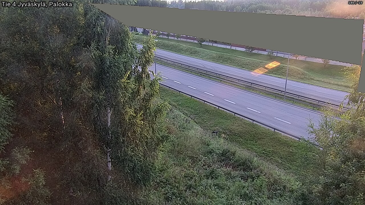 Weather Camera Image Road 4 Jyväskylä, Palokka, Jyväskylä, Keski-Suomi