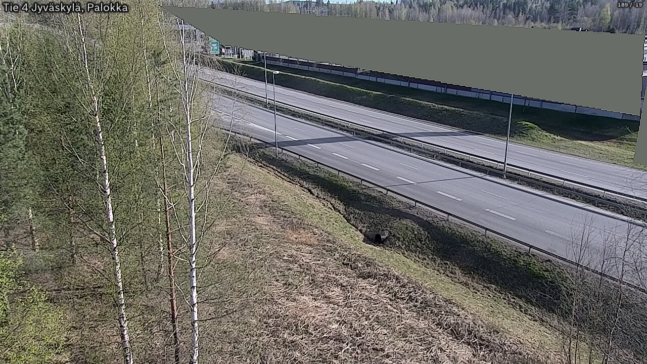 Weather Camera Image Road 4 Jyväskylä, Palokka, Jyväskylä, Keski-Suomi