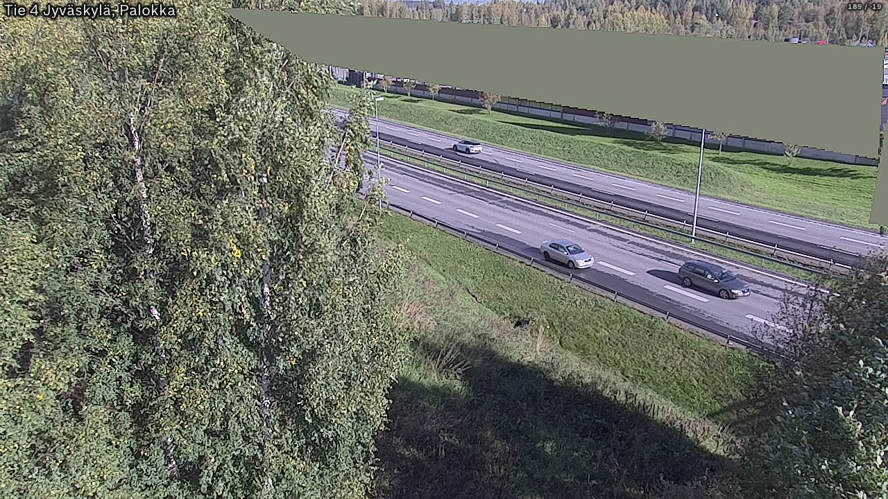 Weather Camera Image Road 4 Jyväskylä, Palokka, Jyväskylä, Keski-Suomi