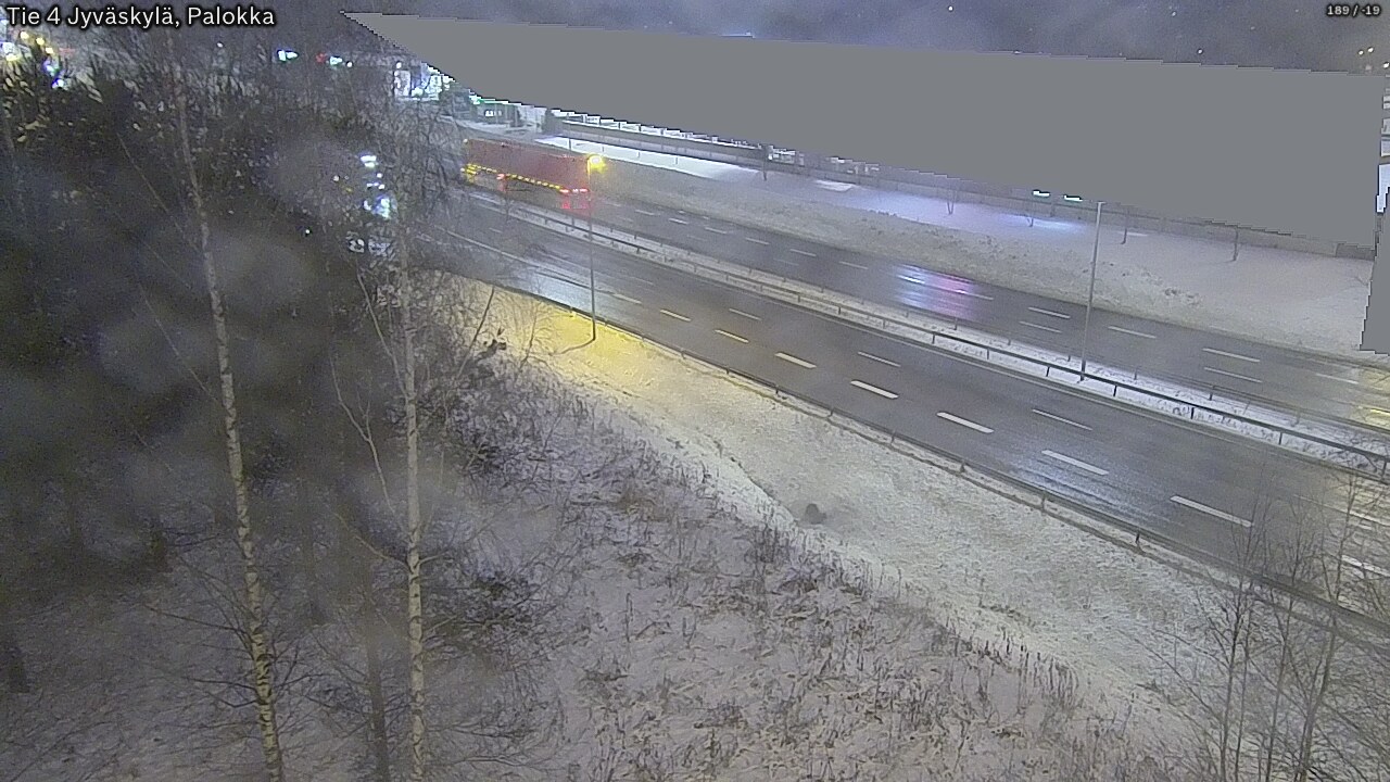 Weather Camera Image Väg 4 Jyväskylä, Palokka, Jyväskylä, Keski-Suomi