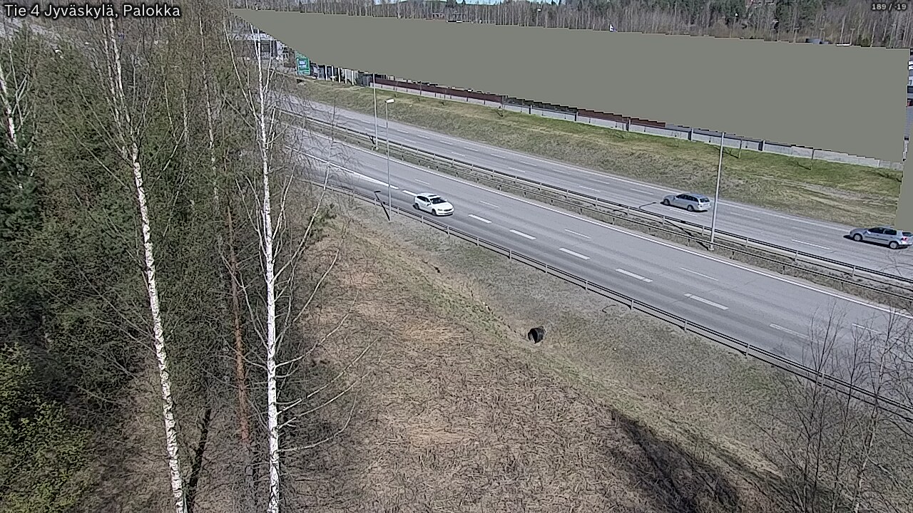 Weather Camera Image Väg 4 Jyväskylä, Palokka, Jyväskylä, Keski-Suomi