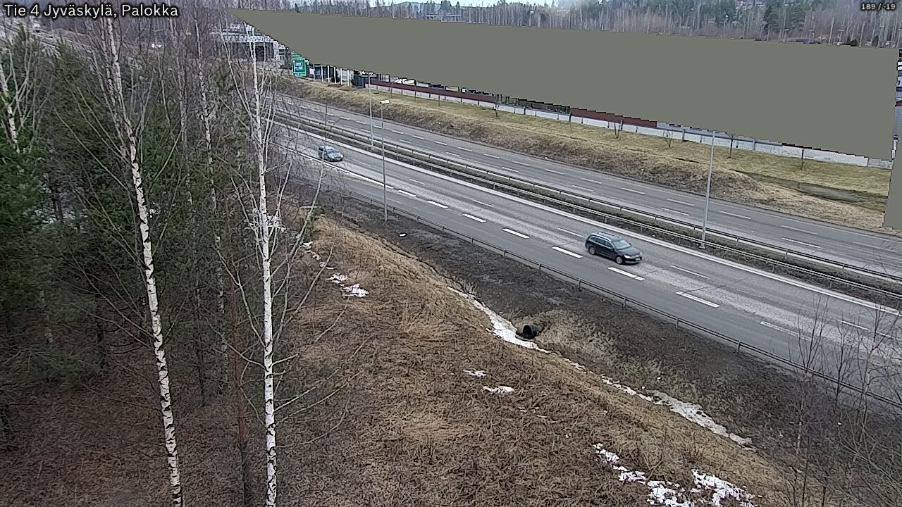 Weather Camera Image Road 4 Jyväskylä, Palokka, Jyväskylä, Keski-Suomi