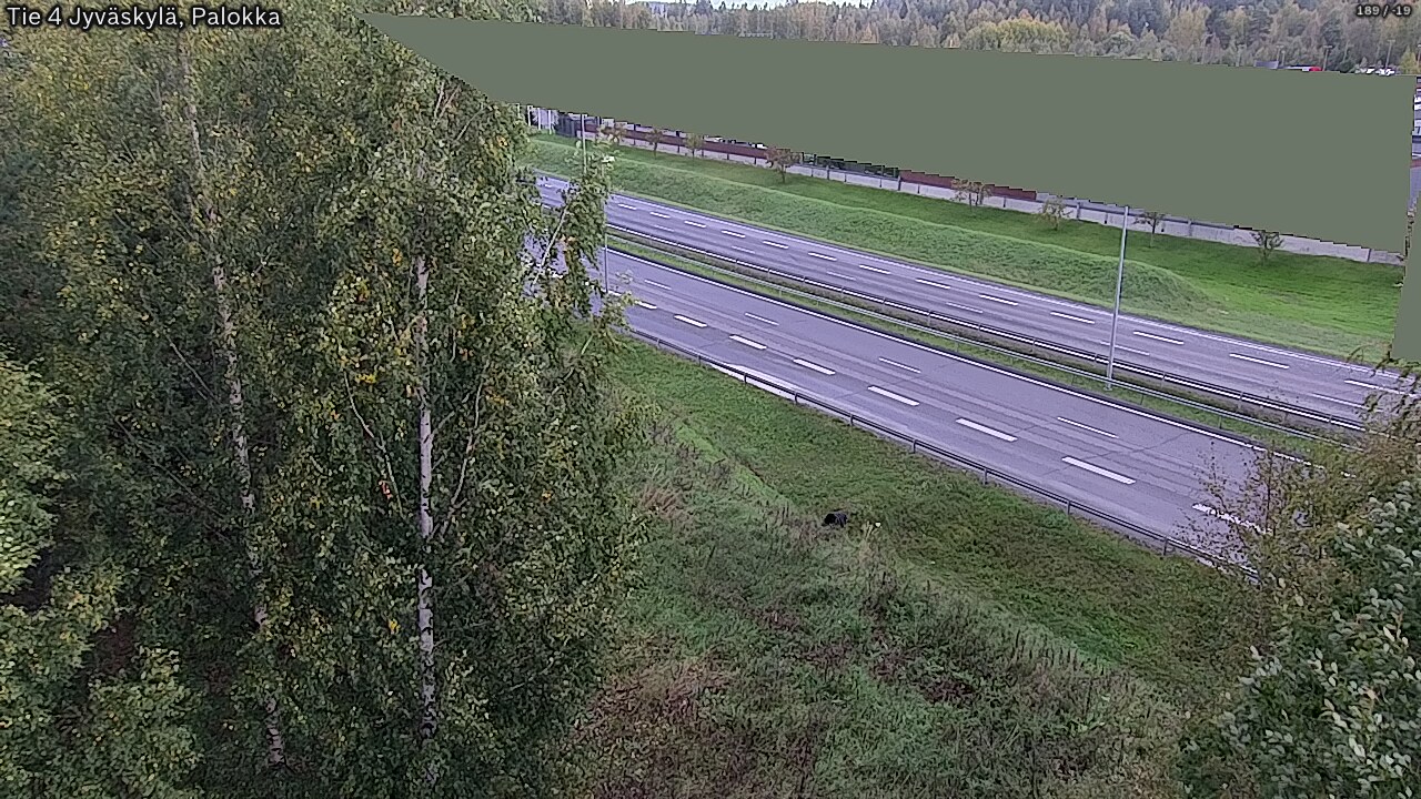 Weather Camera Image Road 4 Jyväskylä, Palokka, Jyväskylä, Keski-Suomi