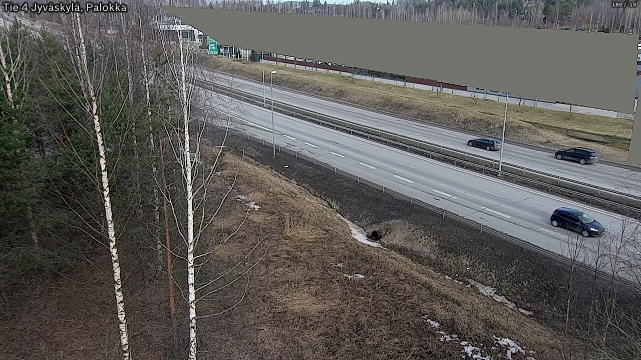 Weather Camera Image Väg 4 Jyväskylä, Palokka, Jyväskylä, Keski-Suomi