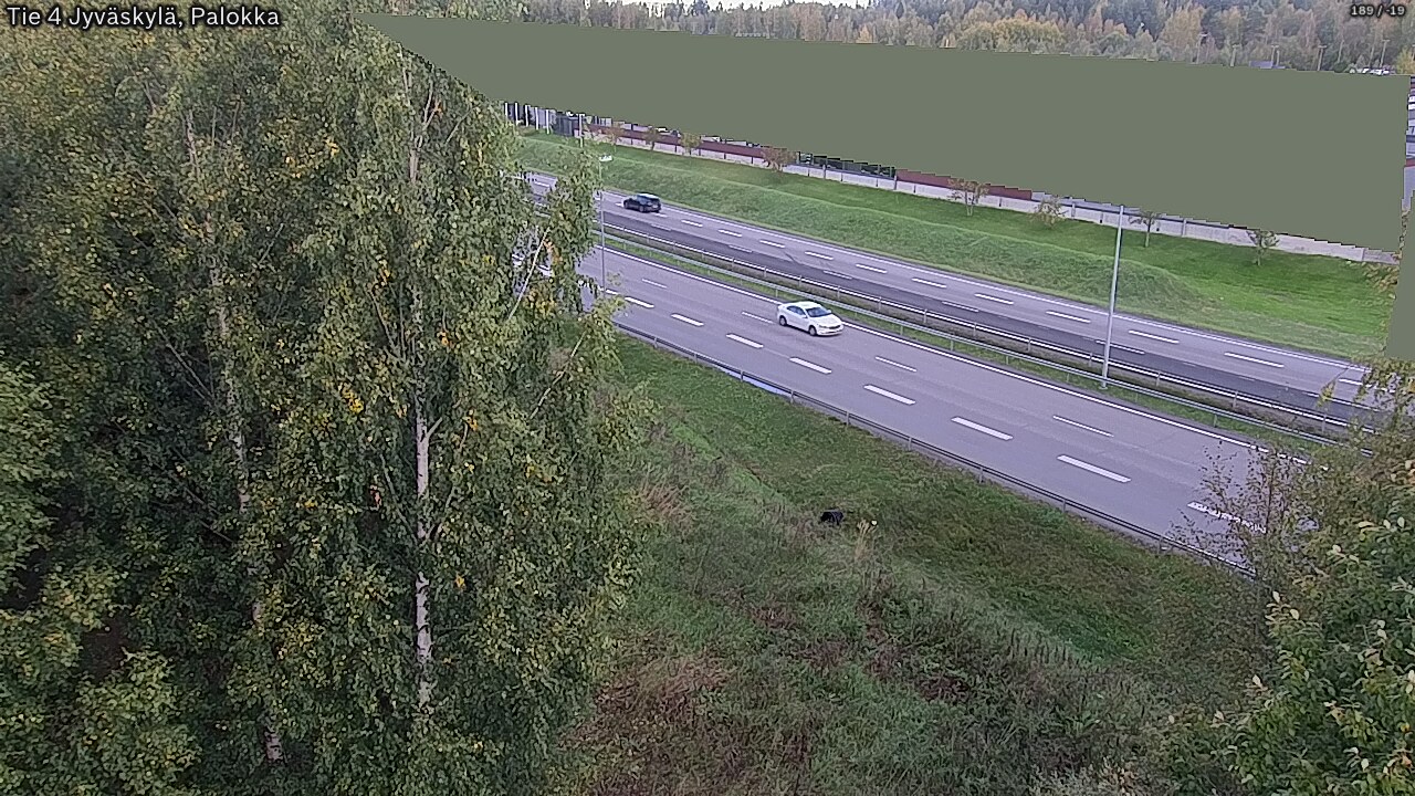 Weather Camera Image Road 4 Jyväskylä, Palokka, Jyväskylä, Keski-Suomi