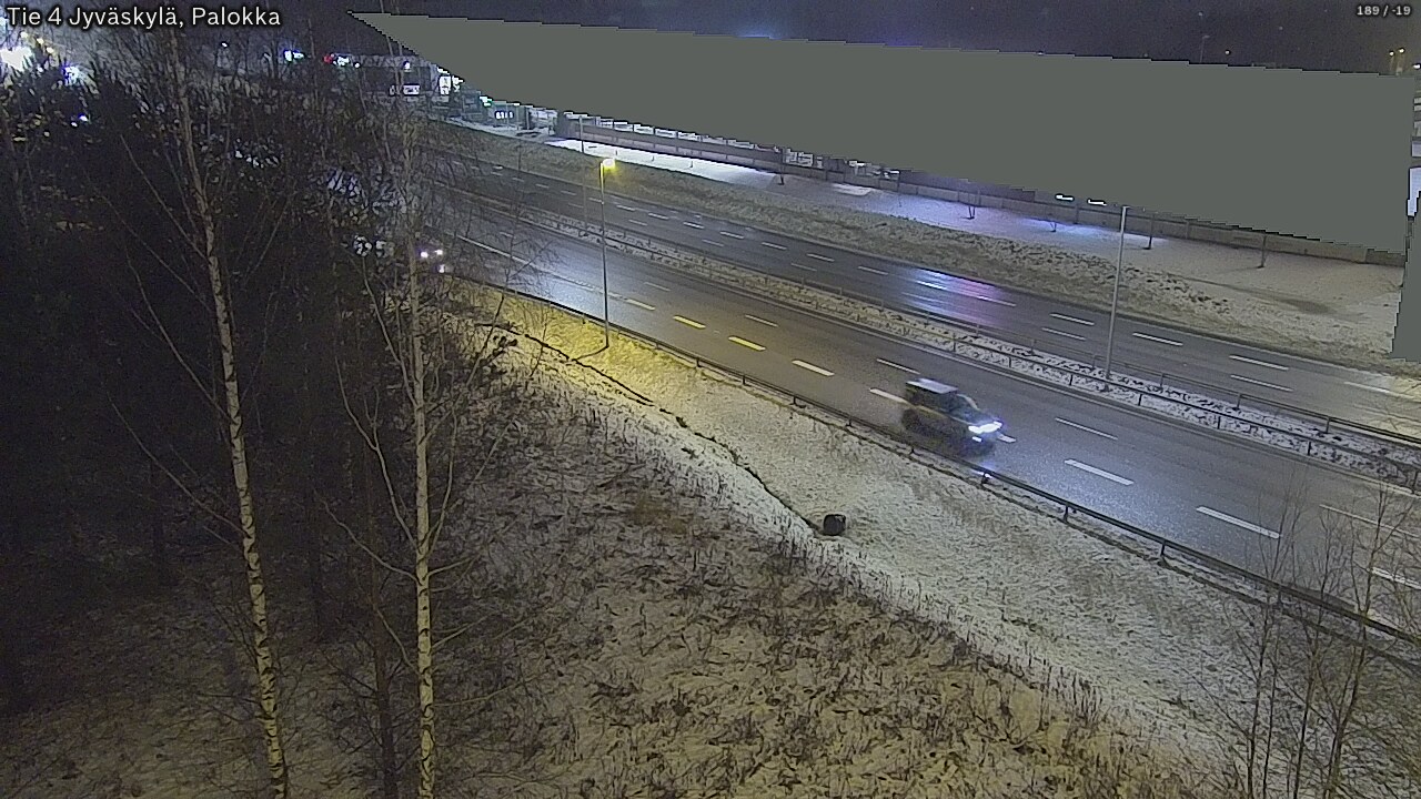 Weather Camera Image Väg 4 Jyväskylä, Palokka, Jyväskylä, Keski-Suomi