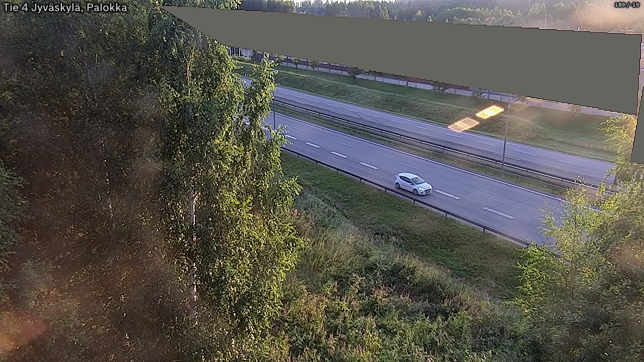 Weather Camera Image Road 4 Jyväskylä, Palokka, Jyväskylä, Keski-Suomi