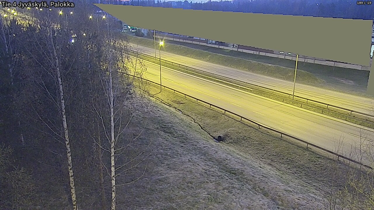 Weather Camera Image Road 4 Jyväskylä, Palokka, Jyväskylä, Keski-Suomi