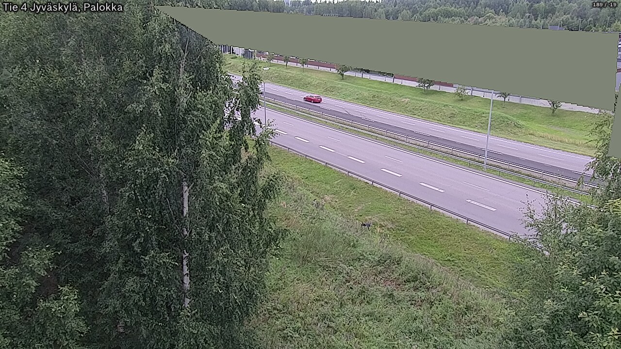 Weather Camera Image Road 4 Jyväskylä, Palokka, Jyväskylä, Keski-Suomi