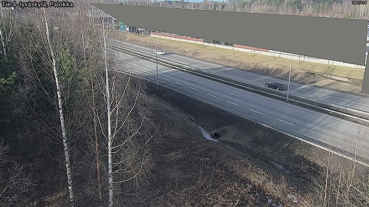 Weather Camera Image Road 4 Jyväskylä, Palokka, Jyväskylä, Keski-Suomi