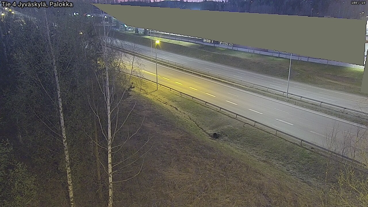 Weather Camera Image Väg 4 Jyväskylä, Palokka, Jyväskylä, Keski-Suomi