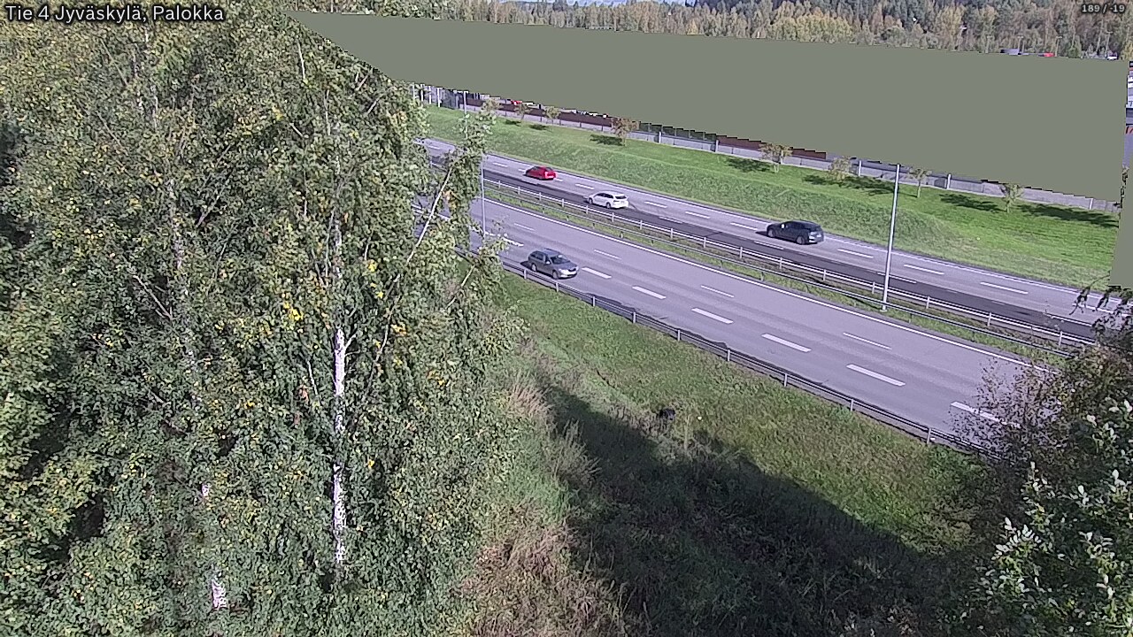 Weather Camera Image Road 4 Jyväskylä, Palokka, Jyväskylä, Keski-Suomi