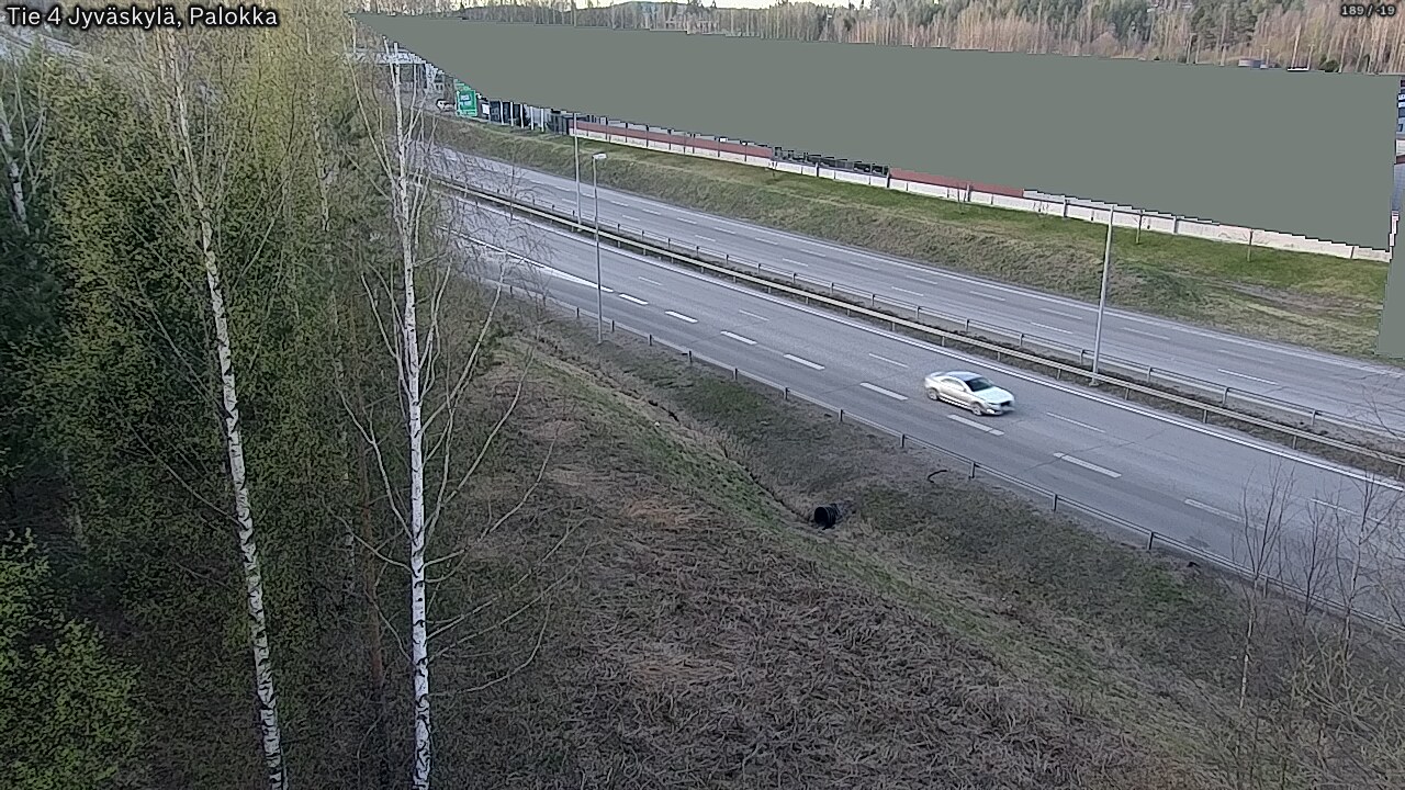 Weather Camera Image Väg 4 Jyväskylä, Palokka, Jyväskylä, Keski-Suomi