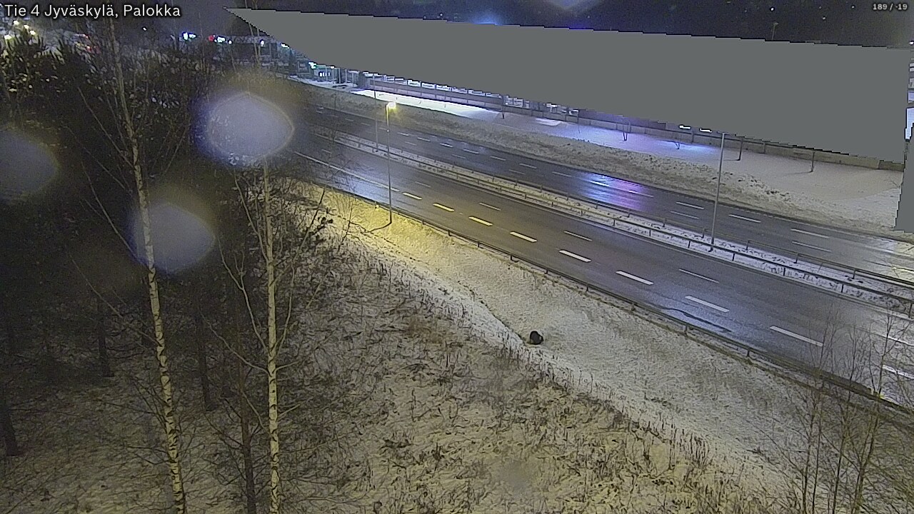 Weather Camera Image Väg 4 Jyväskylä, Palokka, Jyväskylä, Keski-Suomi