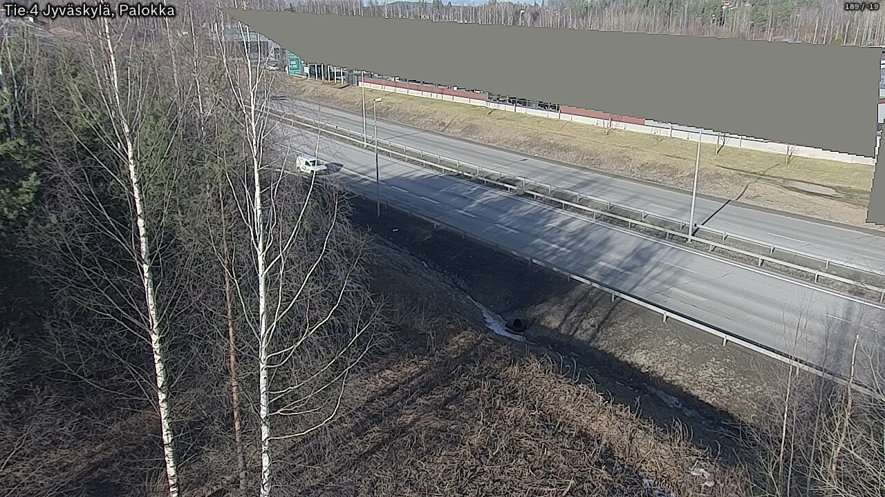 Weather Camera Image Road 4 Jyväskylä, Palokka, Jyväskylä, Keski-Suomi