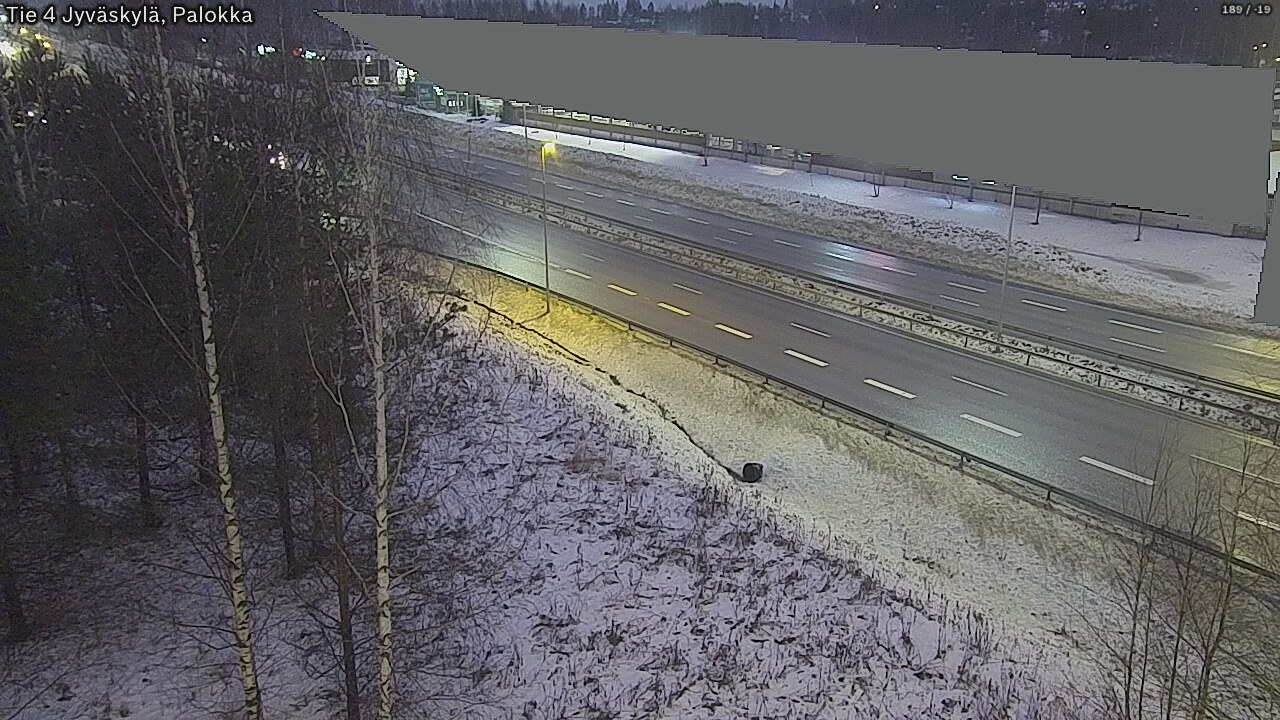 Weather Camera Image Väg 4 Jyväskylä, Palokka, Jyväskylä, Keski-Suomi